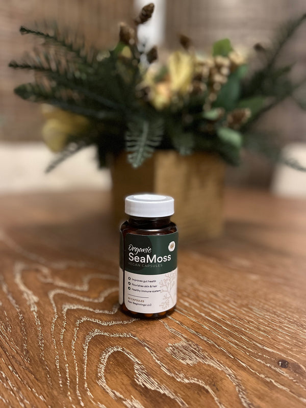 Start your day with Organic Irish Seamoss! Just two capsules a day will provide you with enough energy and nutrition needed to walk through your day. 